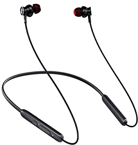 Rythflo Bluetooth Headphones,V5.2 Wireless Bluetooth Earbuds w/Mic in-Ear Magnetic Neckband Earphone 30Hrs Playtime, IPX7 Sweatproof Deep Bass Headset for Phone Call Music Sports