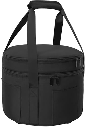 OUUTMEE Dutch Oven Bag for 8 Inch Dutch Oven, 2-Layer Oven Travel Bag