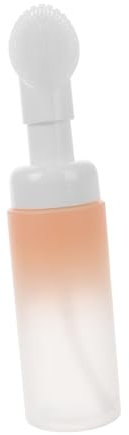 Beavorty Bouteille De Mousse avec Brosse – Bouteille À Pompe Réutilisable pour Shampoing Visage Et Produits De Voyage