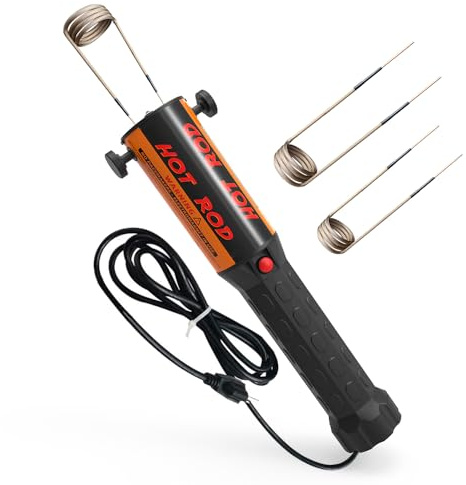 Solary Induction Heater Bolt Removal, 1200W 110V Magnetic Induction Heater Kit for Rusty Screw Removing, Nut Buster Tool with 3 Coils, HVAC Heater & Accessories