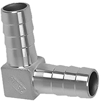 Slangkopplingar, Slangkoppling T-koppling Y-koppling 3/4-vägs 304 rostfritt stålkoppling 4-19mm flera typer(19mm,L Type)
