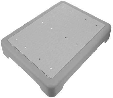 IMIKEYA Taburete para Personas Mayores: Plataforma Antideslizante portátil - Elevador de umbral Ancho - Ayuda de Movilidad para Interiores y Exteriores, Ideal para Puertas de Entrada, bañeras y