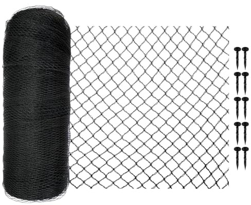 Bemonew Red para Aves de Corral para jardín Resistente para Plantas árboles frutales y hortalizas. Protección contra Aves Ciervos y de Corral 4, 5 x 6 m.