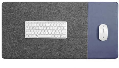 Stor filtmusmatta, smutsavvisande, lämplig for e-sport, spel, kontor, hem och skrivbord; bekväm hållbar(J,100cm*40cm)