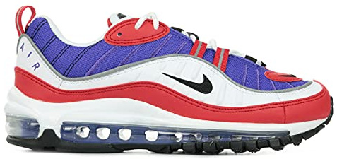 Nike W Air Max 98, Damen Laufschuhe, Rot (Psychic Purple/Black/Univ Red/White 501), 38 1/2 EU