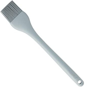 MASTRAD - Küchenpinsel aus Silikon – Monoblock – hitzebeständig (300 °C) – spülmaschinenfest – Grau