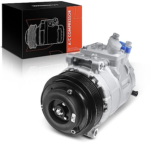 Frankberg Compressore dell'aria condizionata con frizione Compatibile con Classe E W210 W211 W212 SLK R170 Classe C W203 CLK C208 C209 CLS C218 C219 0002306511, compreso l'olio preconfezionato