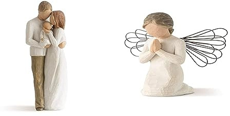 Enesco 26181 Notre Cadeau & Willow Tree 26012 Figurine Ange de la Prière