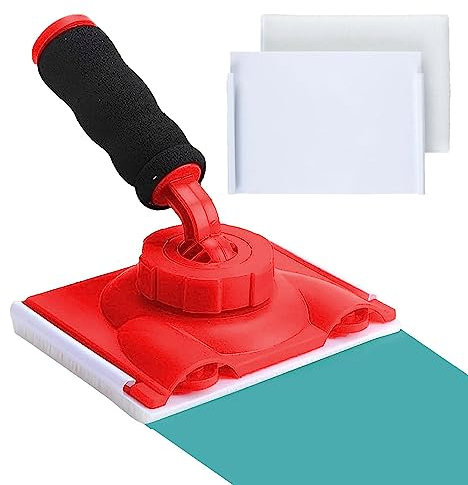 Qihuyi Trim Paint Edger - Tagliabordi Regolabile per Angoli da Parete - Strumento di Pittura Multiuso per soffitti, Porte, modanature e battiscopa