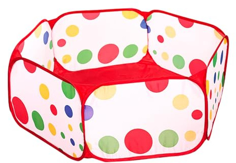 1 enclos pour petits animaux, hamsters. Clôture pliable imperméable et portable pour hamsters, cochons d'Inde, lapins, chinchillas et hérissons (rouge)