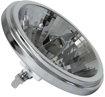 NCC-Licht Réflecteur halogène AR111 50 W G53 12 V blanc chaud 2800 K à intensité variable avec angle d'éclairage de 45°