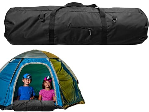 extra sporttält, dubbelt handtag tält med dubbla handtag för backpacking camping och vikbar ytterväska för utomhusutrustning