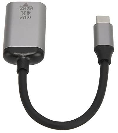 Generic USB C Till DisplayPort-adapter 4K 60Hz Högupplöst Mini -omvandlare för Bärbara Datorer TV-apparater PC-plattor Aluminiumlegering