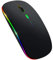 Sctecoau Mouse Wireless Bluetooth 5.1 Ricaricabile LED Mouse Silenzioso USB Ottico Ergonomico Gaming 2.4G Wireless Backlite