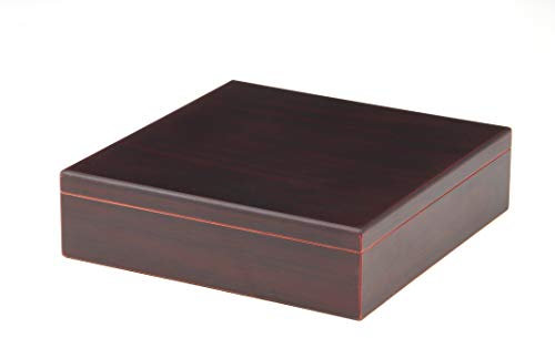 Humidor brown, humidifier, hygrometer, one divider, 30 cig