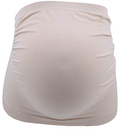 Maternity Belt, Maternity Antenatal Support Belt Breathable Abdominal Pregnancy Band Soft Belly Belt (XL-Skin Color)