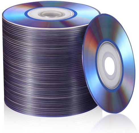 Copkim Lot de 50 disques DVD-R vierges de 7,6 cm, 1,4 Go, 1-4 mini DVD-R imprimables, pour magnétoscope, caméra vidéo