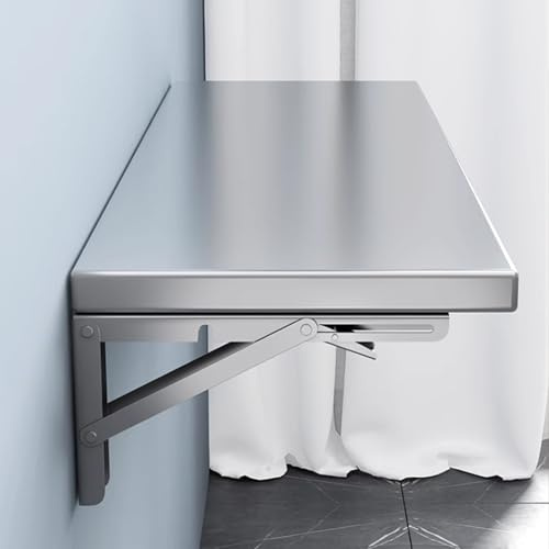 Tavolo Galleggiante, Tavolo A Scomparsa Da Muro Tavolo Pieghevole Salvaspazio Al Muro, Tavolo Da Computer Invisibile,Scrivania Pieghevole Salvaspazio Compatta, For Soggiorno,Bancone Bar(70*40cm)