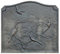 Placa de hierro fundido para chimenea decoración pájaros cm 53 × 49 H SP. 1 cm DS