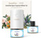 SenseFlow Aroma Diffuser für Ätherische Öle SF101, Wasserloser Ultraschall Duftstecker Raumduft, 100% pflanzlich Lufterfrischer, 120-Tage Aroma für Zuhause, Hotel - bis zu 100 m² - Küstenblüte