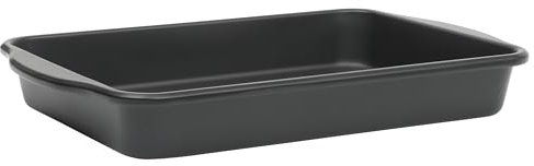 Oster Teston 13 x 9 Inch Rectangular Nonstick Carbon Steel Cake/Baking Pan - Matte Black