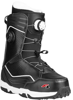F2 Herr snowboard softboots team dubbel ATOP 260 svart 2024/25
