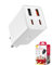 Baseus USB C Ladegerät, 65W GaN 6 USB C Netzteil Schnellladegerät Mehrfach für MacBook Pro, iPad Pro, Steam Deck, Dell XPS 13, iPhone/Galaxy, Pixel, Tablets, Weiß