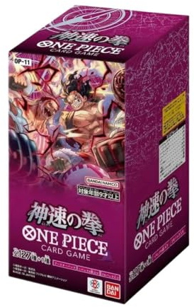 BB-Toy-Trades One Piece Card Game - A Fist of Divine Speed Booster Display Box OP-11 JAPANISCH NEU & OVP Toploader