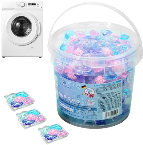Lessive en capsules parfumées - Nettoyage en profondeur vêtements textiles | Capsules de lavage Pour literie vêtements maison buanderie salle bain utilisation quotidienne
