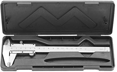 Calibrador Vernier de 0-150 mm, herramienta de medición de medidor de micrómetro de calibre Vernier de metal de acero al carbono de alta precisión, sólido y duradero