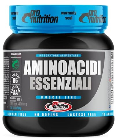 Pronutrition AMINOACIDI ESSENZIALI 240 Cps - Integratore alimentare di Aminoacidi Essenziali con Vitamina B6
