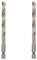 Bosch 2609390592 Pilot Drill Bit Hss-G/L, 100mm, 45cm x 40cm x 25cm, Silver (Pack of 2)