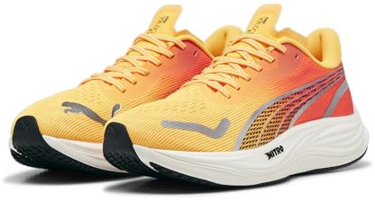 PUMA Herren Velocity Nitro 3 Laufschuhe 40.5 Sun Stream Sunset Glow White Orange Pink
