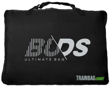 TRAINBag Light de Buds-Sports - Housse Vélo et VTT Spécial Train - Standard SNCF 130x90 cm - Pour Voyager Avec Votre Vélo Ou VTT - Idéal Bikepacking et Cyclotourisme (Noir)