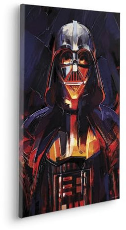 Komar Cuadro con bastidor de Star Wars Darth Vader Flaming (40 x 60 cm), diseño de Darth Vader Flaming