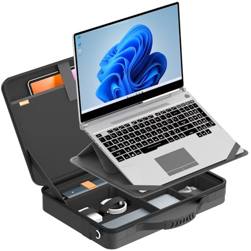 Smatree MobileBase Laptop Shoulder Case for 15.6 inch Samsung Galaxy Book5 Pro 360, for GalaxyBook4 360/Book3 360/Book4 Edge Copilot+PC, for Galaxy Chromebook 4+/Plus(Not fit Samsung 16inch)(A485S)