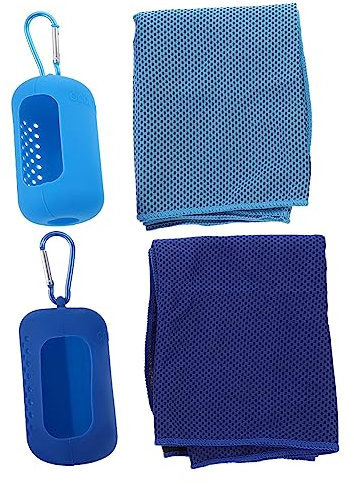 Toyvian 2sätze Schnelltrocknendes Reisehandtuch Für Fitnessstudio Kühlendes Sporttuch Mit Hoher Saugfähigkeit Geeignet Als Kühltuch Für Sommer Yogahandtuch Leicht Zu Reinigen