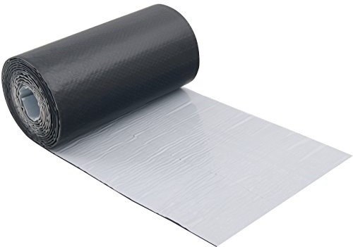 Parotec EPDM Wandanschlussband/Kaminanschlussband mit Aluminium Streckgitter (Graphit)