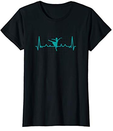 Balletttänzerin Herzfrequenz Pulsschlag Ballerina T-Shirt