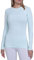 TCA Thermounterwäsche Damen Extra Warm - Thermo Unterwäsche für Sport - Thermoshirt Funktionsshirt Langarm - Kompressions Laufoberteil - Hellblau, XS