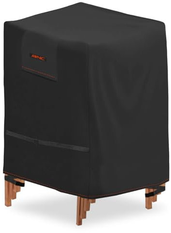 AWNIC Gartenstuhl Schutzhülle Abdeckung Wasserdicht, 600D Oxford-Stoff Schutzhülle für Gartenstühle, 68X68X110cm Gartenstuhl Schutzhülle Wasserdicht Winterfest Anti-UV, Schutzhülle Winterfest Stuhl