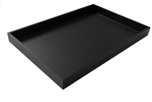 Garcia de Pou Bandeja 43X29X3,5 Cm Negro Madera