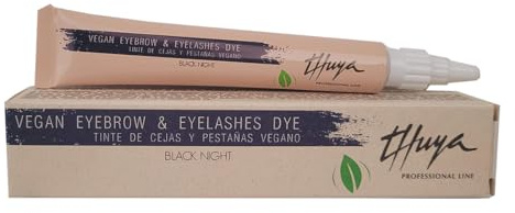Thuya Vegan Eyebrow & Eyelashes Dye Thuya Black Night (15 ml) Tinta rigenerante per ciglia e sopracciglia (1 unità)