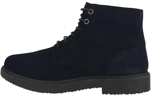 Geox Stivali da uomo U MASSIMIANO alla caviglia, colore blu navy, 43 EU, blu navy, 43 EU