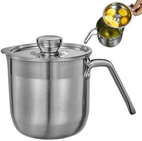 Äggseparator, äggseparator i rostfritt stål, äggseparator med lock och handtag, äggseparator med kapacitet, äggseparator för kaktillverkning, flera äggsepareringskopp för gräddtillverkning
