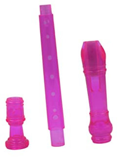 Toyvian 8-loch-sopran-sopranblockflöte Aus Abs Für Kinder Sichere Musikflöte Mit Schulinstrument Zum Üben