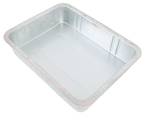 MasYosh Bandeja de Goteo de Aceite, Bandeja de Recogida de Aceite de Acero Galvanizado para Motocicletas y Automóviles con Diseño Espacioso, para y Mantenimiento de Aceite Automotriz (8L)