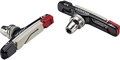 Voxom Bremsschuhe MTB Brs16 Cartridge, 2 Stück, high Performance Triple Color, 718000130 Bremsen/bremsbeläge, schwarz, One Size