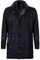 Infinity Leather Herren Warm Schwarz Nappaleder Shearling Schaffell Mantel L
