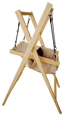 Kokomo BABYLOUNGER - Babyhängematte mit Bambusgestell (Kokomo inkl Toddler-Erweiterung (Aktions-Bundle))